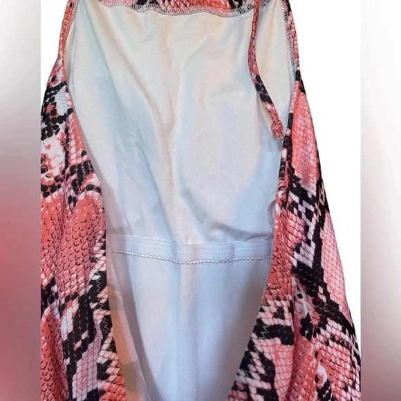 🔥🔥🔥🔥SALE🔥🔥🔥🔥Ekouaer NWOT Halter High Neck One Piece Swimsuit Size XXL - Picture 5 of 12